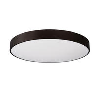 LED-DECKENLEUCHTE Menkar 60/60/9 cm   - Schwarz, KONVENTIONELL, Metall (60/60/9cm)