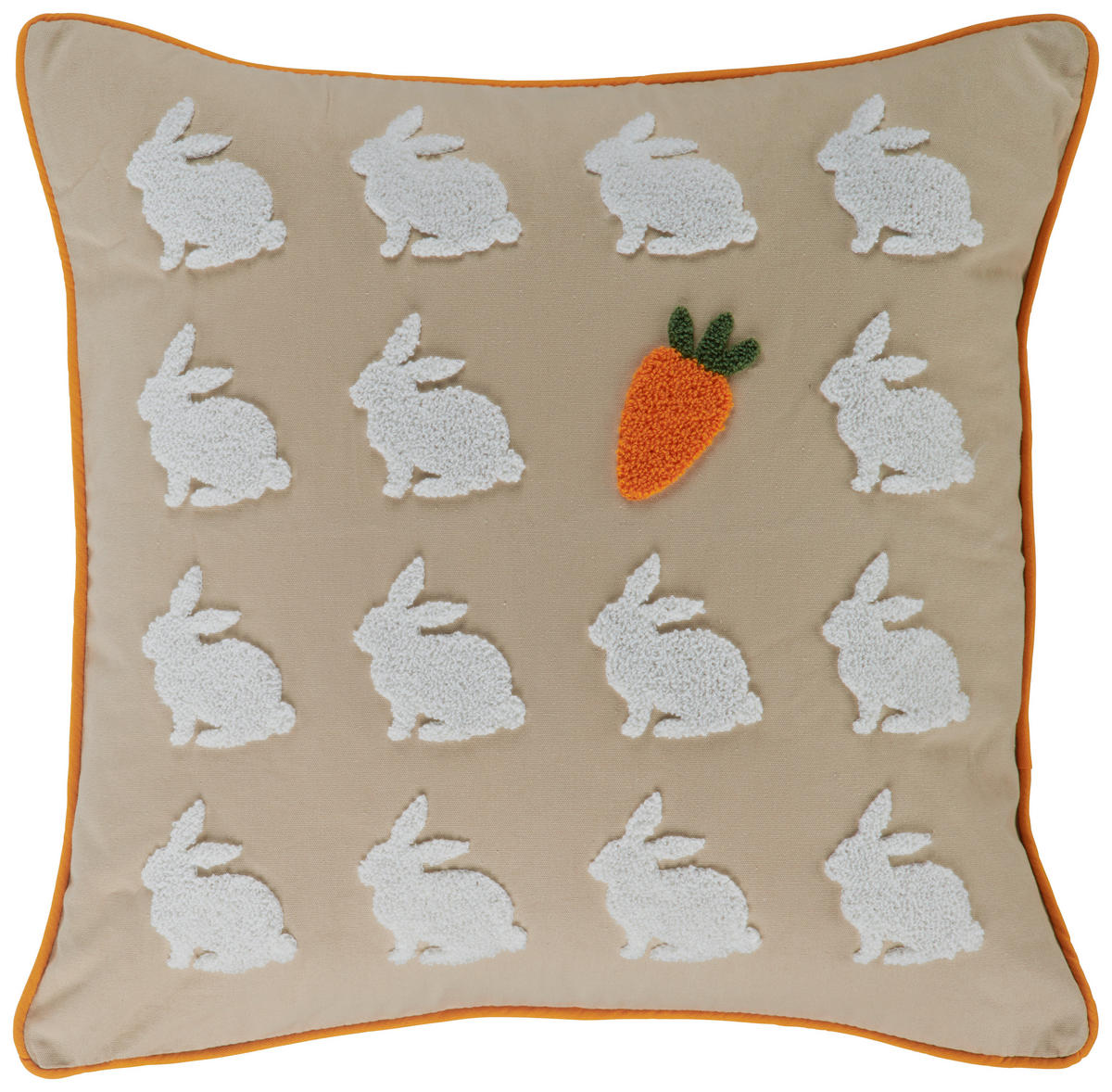 ZIERKISSEN  45/45 cm   - Weiß, Textil (45/45cm) - Esposa