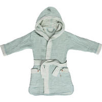 KINDERBADEMANTEL 86/92  - Pastellgrün/Grün, Basics, Textil (86/92null) - Bebe Jou