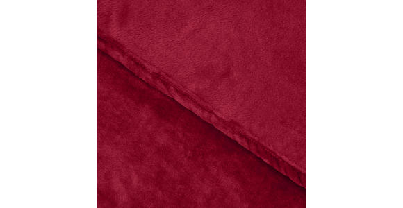 DECKE EMMA 140/190 cm - Bordeaux, Basics, Textil (140/190cm) - Novel