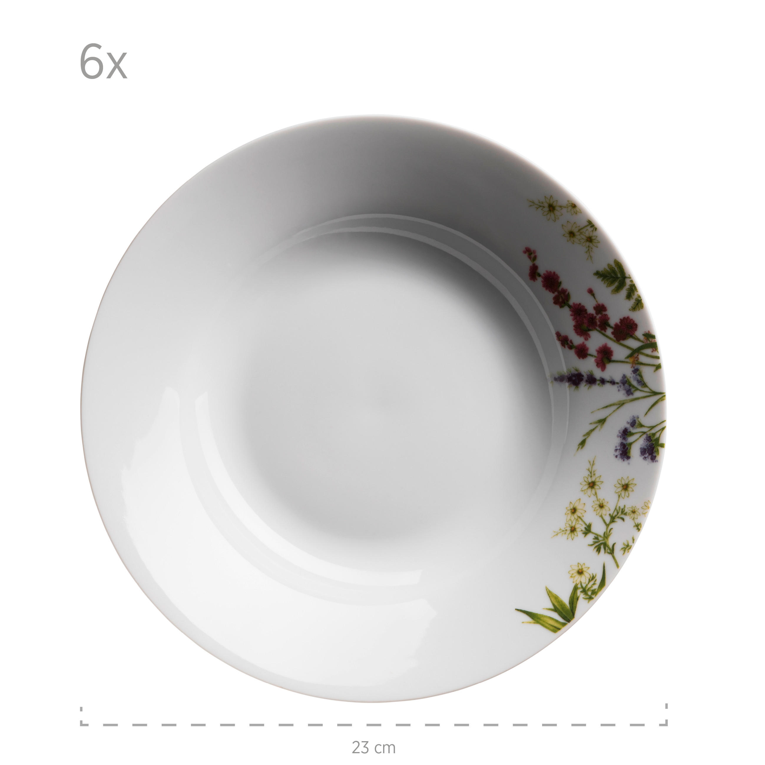 TAFELSERVICE Weiß 18-teilig  - Weiß, Basics, Keramik - Mäser
