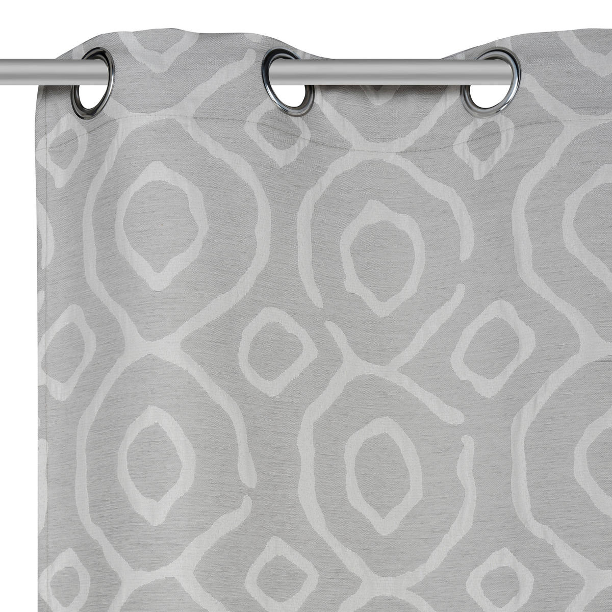 ÖSENSCHAL TIZIANO blickdicht 140/245 cm   - Grau, KONVENTIONELL, Textil (140/245cm) - Esposa