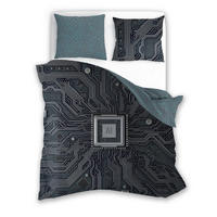 GYEREK ÁGYNEMŰHUZAT-GARNITÚRA 140/200 cm  - fekete, Konventionell, textil (140/200cm)