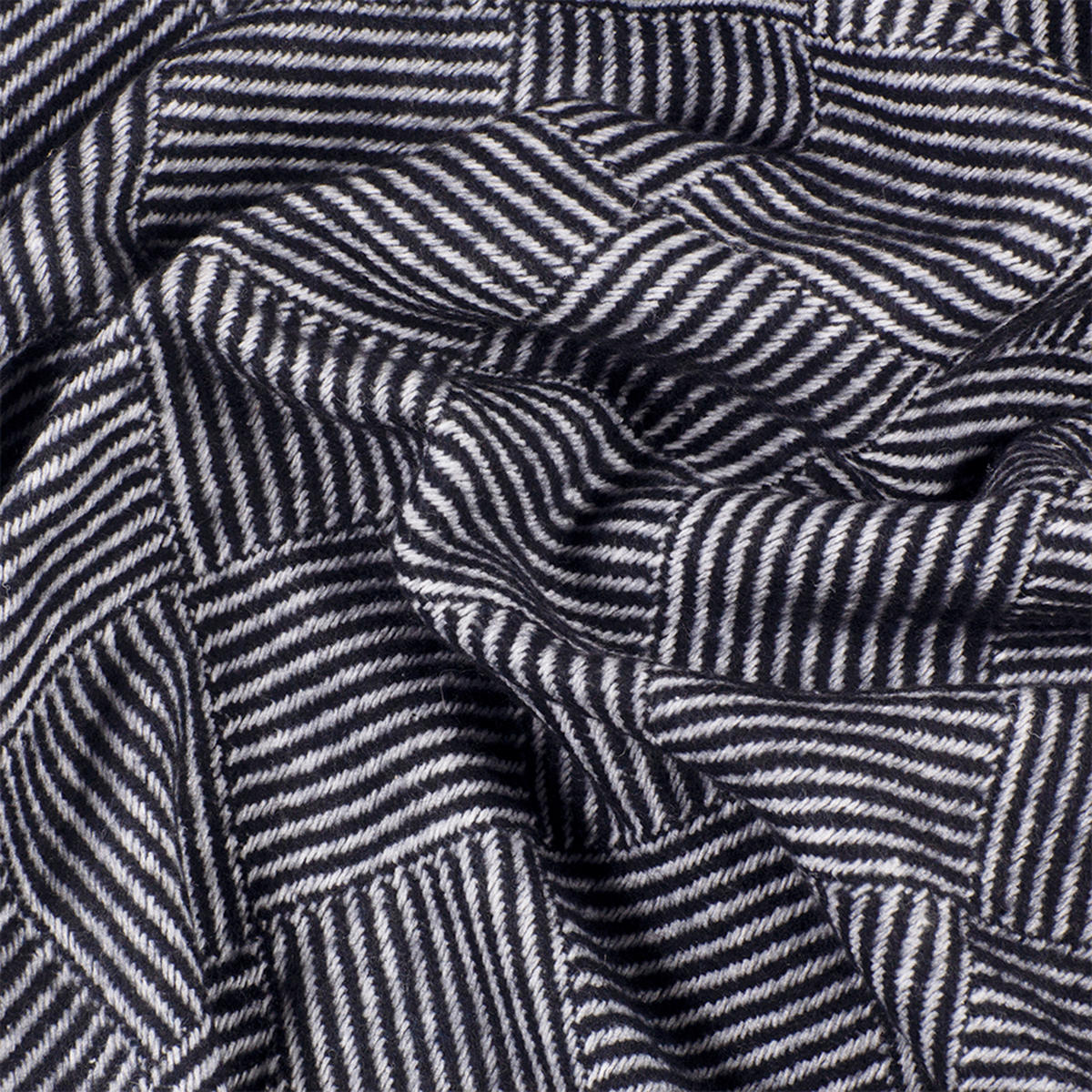 PLAID E-Blake 140/200 cm  - Naturfarben/Dunkelblau, Basics, Textil (140/200cm) - Esprit