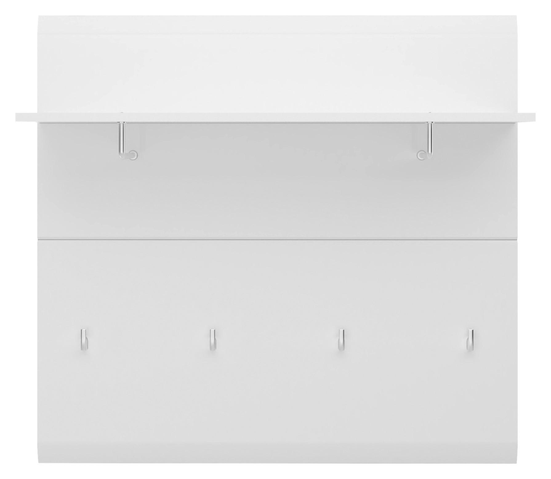 Garderobenpaneel Merano Weiß B: 96 Cm