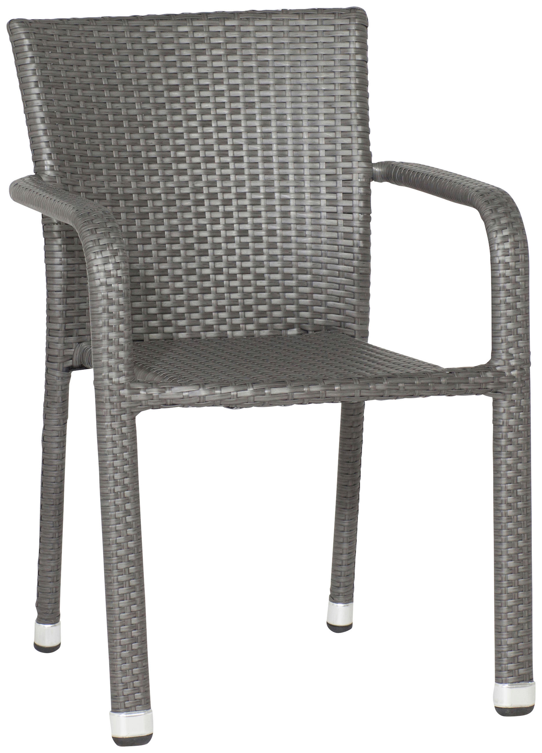 STAPELSESSEL Aluminium Grau  - Grau, MODERN, Kunststoff/Metall (56/83/60cm) - Siena Garden