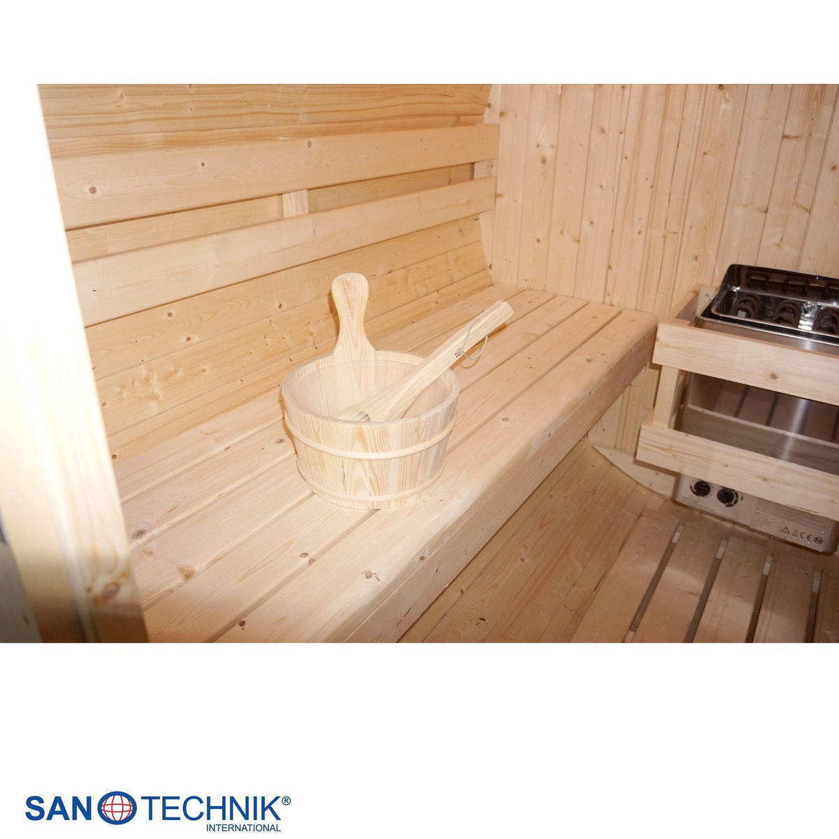 SUDOVÁ SAUNA  - barvy smrku, Konvenční, dřevo/sklo (189/180/191,5cm) - Sanotechnik