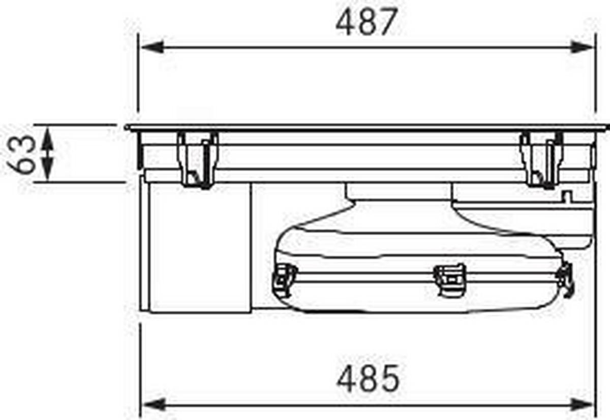 KOCHFELD-DUNSTABZUG-KOMBI - Schwarz, Konventionell, Glas/Metall (80,2/19,9/48,7cm) - Bora