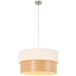HÄNGELEUCHTE 45/120 cm  - Creme, MODERN, Holz/Kunststoff (45/120cm) - Novel