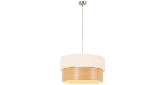 HÄNGELEUCHTE 45/120 cm  - Creme, MODERN, Holz/Kunststoff (45/120cm) - Novel