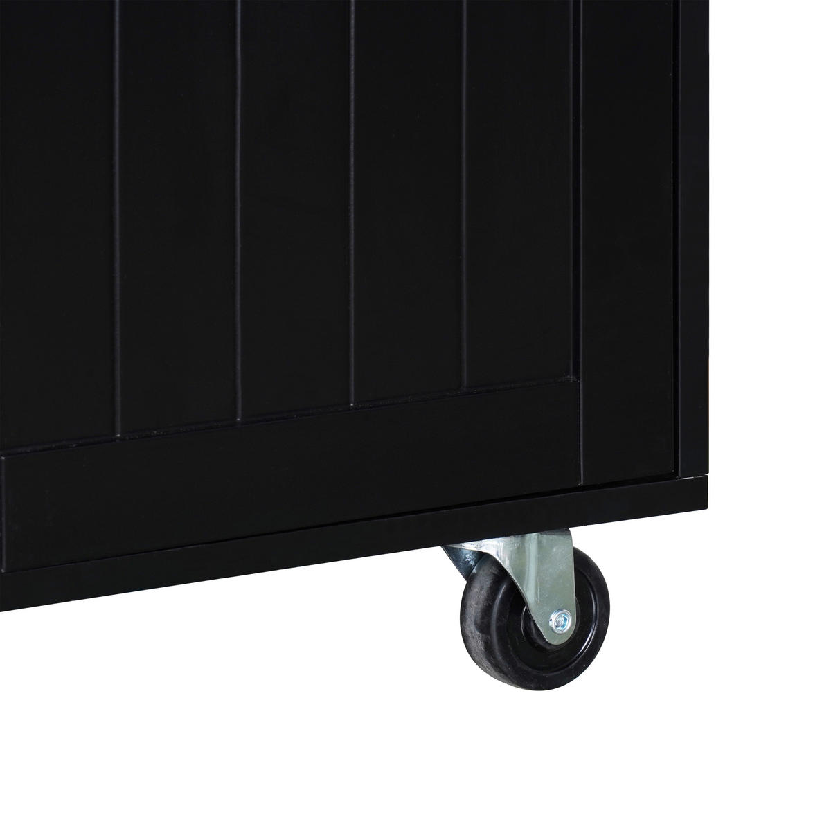 KÜCHENINSEL   in Schwarz, Edelstahlfarben  - Edelstahlfarben/Messingfarben, Basics, Holzwerkstoff/Metall (76/89/49,5cm) - MID.YOU