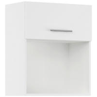 KÜCHENOBERSCHRANK 60/72,3/34,2 cm  Weiss  - Weiss/Edelstahlfarben, Basics, Holzwerkstoff/Metall (60/72,3/34,2cm) - Impuls