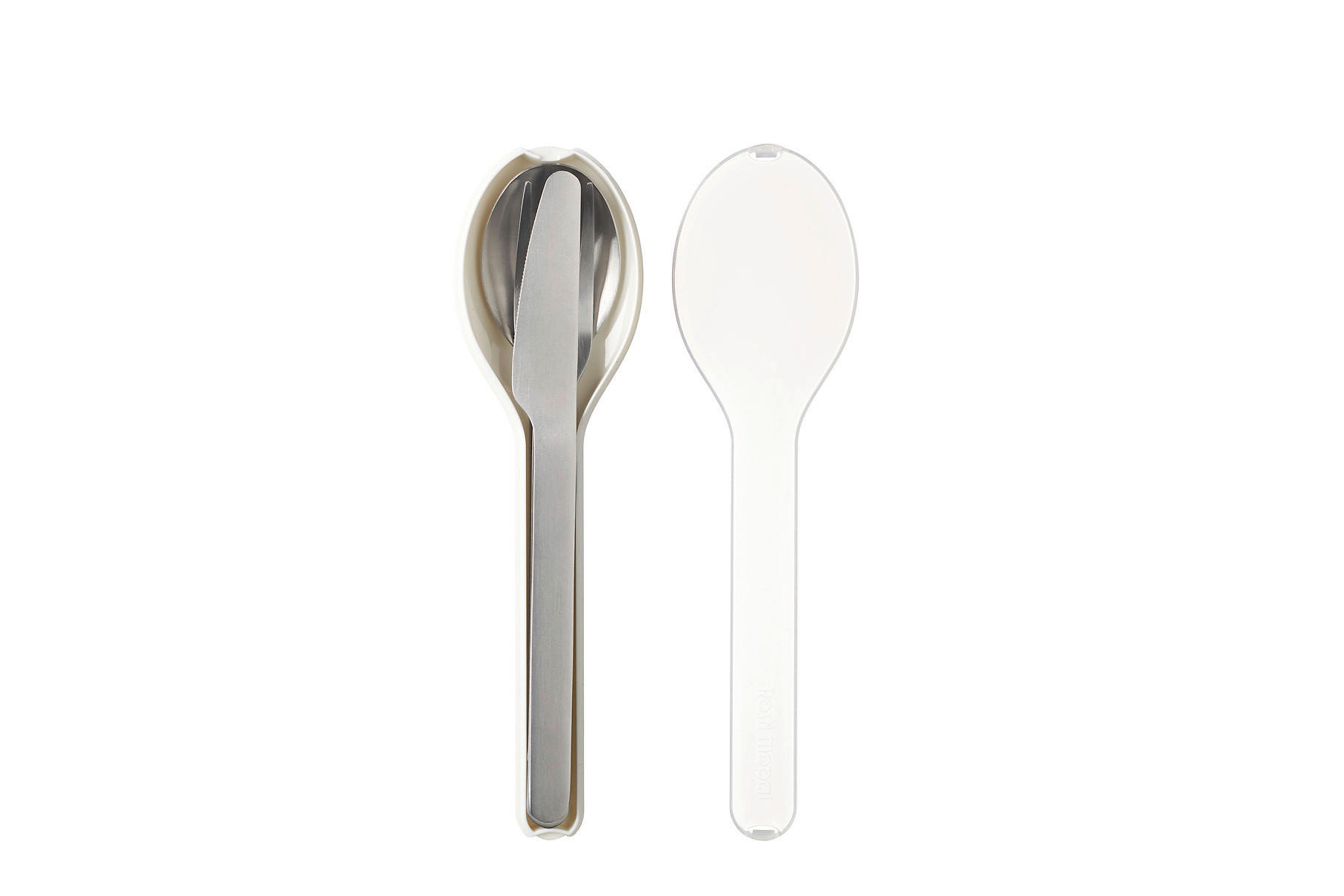 BESTECKSET   - Weiss, Basics, Kunststoff/Metall (19,5/5,1/2,3cm) - Mepal