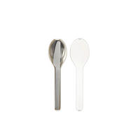 BESTECKSET   - Weiss, Basics, Kunststoff/Metall (19,5/5,1/2,3cm) - Mepal