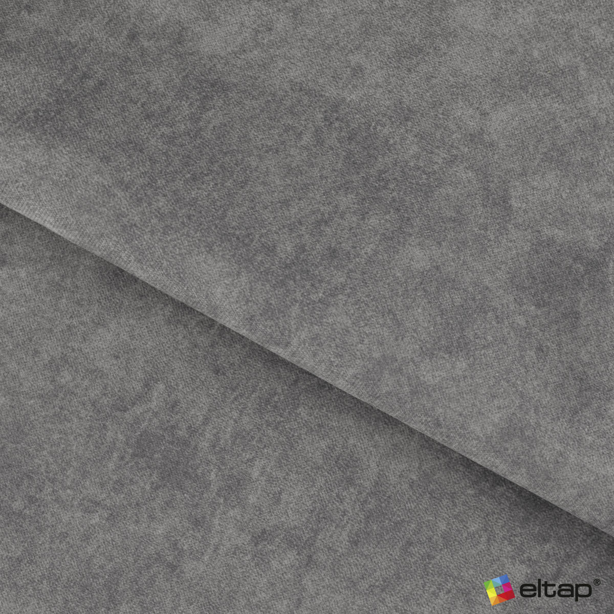 ECKSOFA FERUCCE in Chenille Grau  200/276 cm  - Schwarz/Grau, Design, Textil/Metall (200/276cm) - MID.YOU