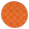OUTDOORTEPPICH 120 cm Berlin Orange  - Orange, LIFESTYLE, Kunststoff/Textil (120cm)
