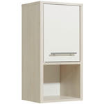 HÄNGESCHRANK 33/68/28 cm  - Alufarben/Weiß, KONVENTIONELL, Holzwerkstoff (33/68/28cm) - Carryhome