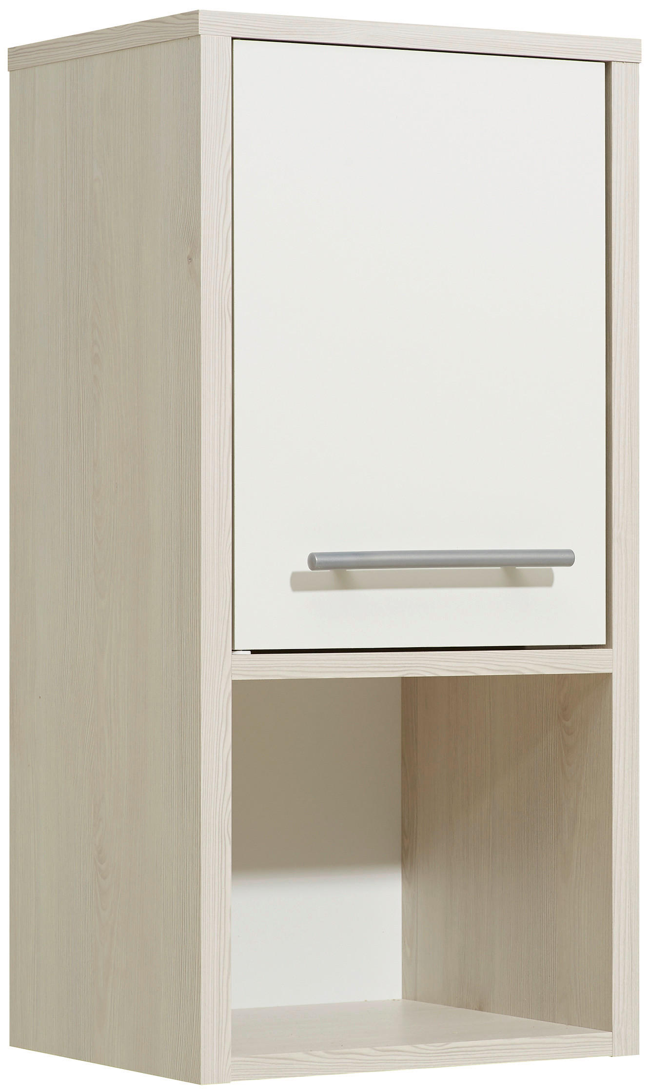 E-shop Carryhome ZÁVESNÁ SKRINKA, biela, farba pínie, 33/68/28 cm
