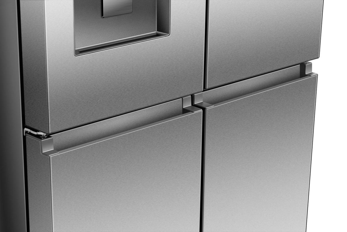 KÜHL-GEFRIER-KOMBINATION 79,4/178,5/69,8 cm RQ5P470SYID  - Edelstahlfarben, Trend, Glas/Kunststoff (79,4/178,5/69,8cm) - Hisense