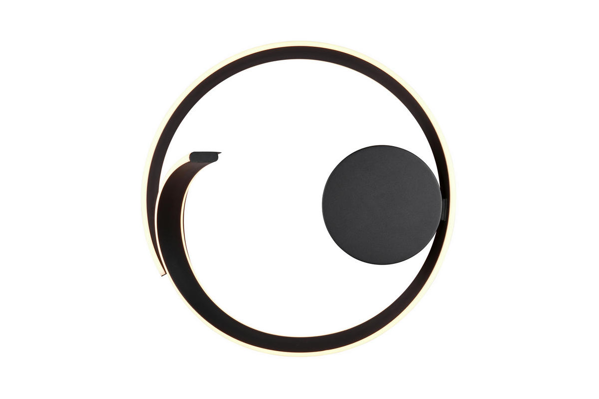 LED-DECKENLEUCHTE CIRONDA  - Schwarz, Design, Metall (59,5/26,5/58,7cm) - Cinque