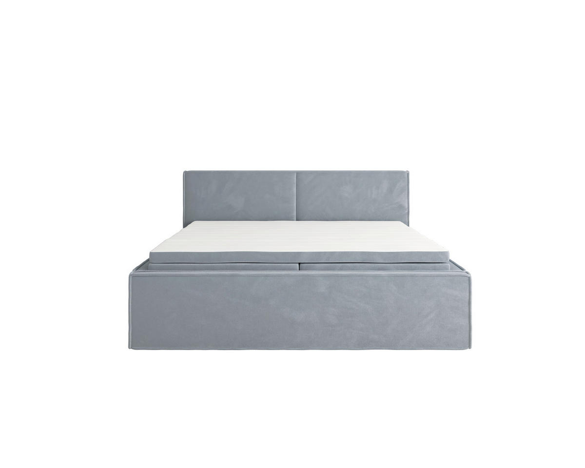 BOXBETT 180/200 cm  in Grau  - Grau, MODERN, Textil (180/200cm) - MID.YOU