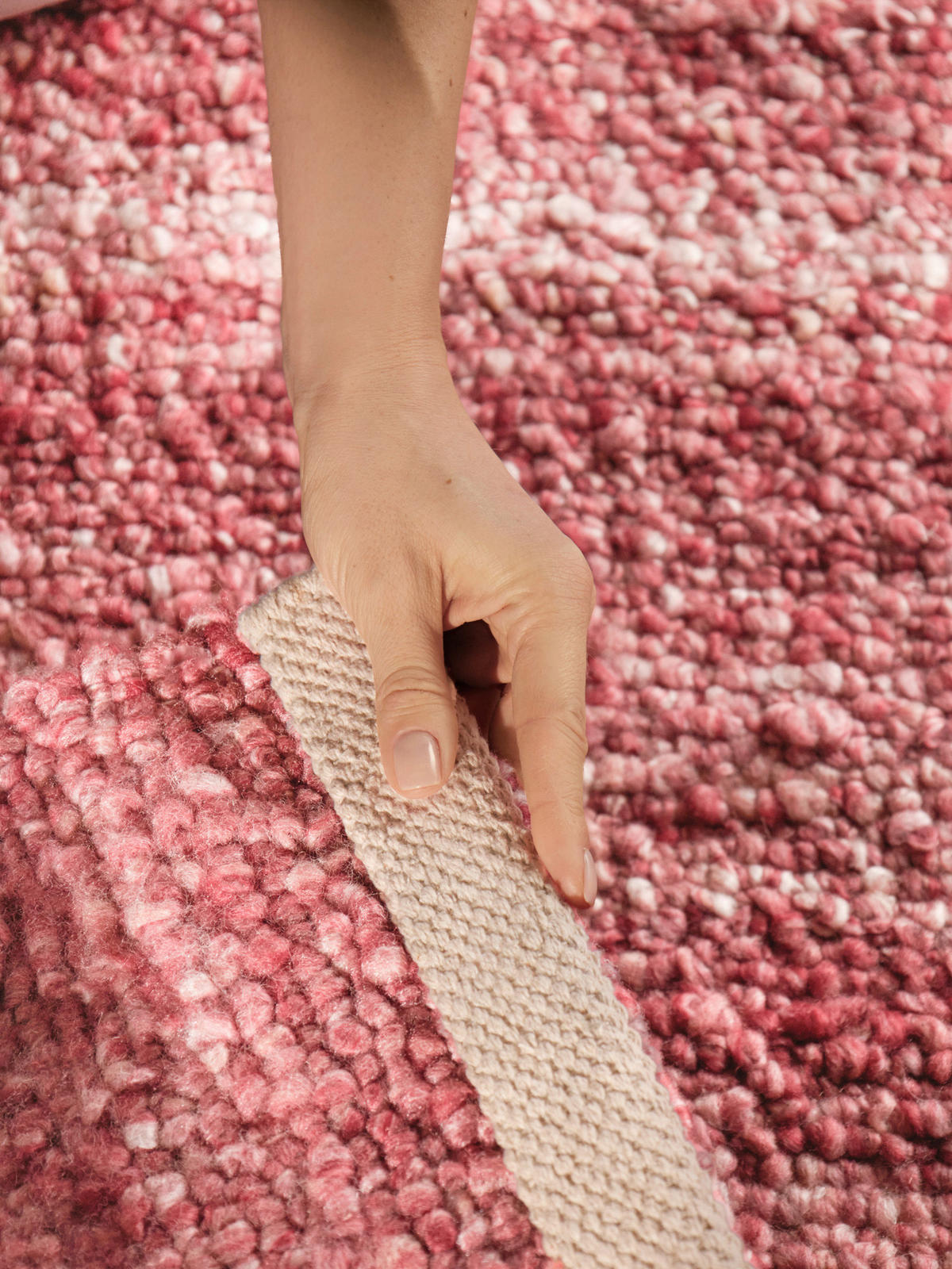 WEBTEPPICH 120/170 cm Notting Hill Dunkelrosa  - Dunkelrosa, Basics, Textil (120/170cm) - Ted Baker