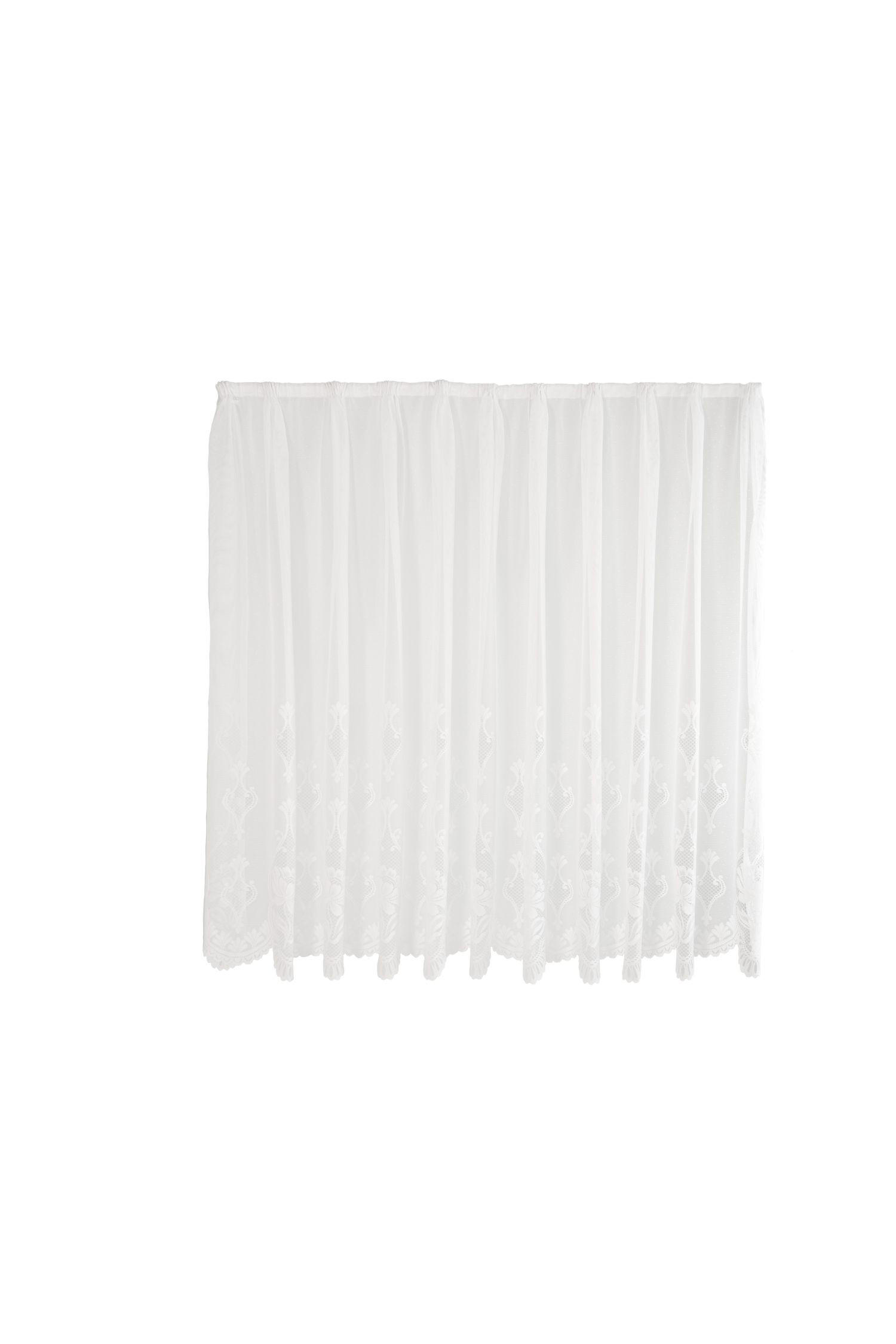 FERTIGSTORE  halbtransparent  300/160 cm   - Weiß, Basics, Textil (300/160cm)