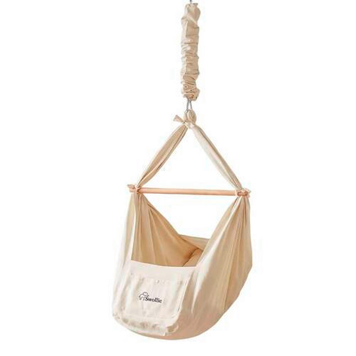 FEDERWIEGE  120/120/194 cm  - Anthrazit/Beige, Basics, Textil (120/120/194cm)