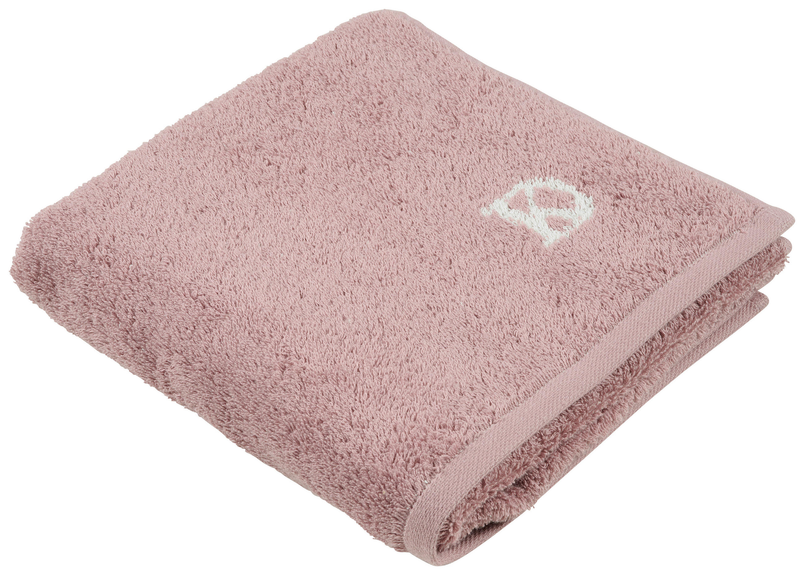 HANDTUCH BASIC Grau, Rosa  - Rosa/Grau, Design, Textil (50/100cm) - Dieter Knoll