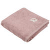 HANDTUCH BASIC Grau, Rosa  - Rosa/Grau, Design, Textil (50/100cm) - Dieter Knoll