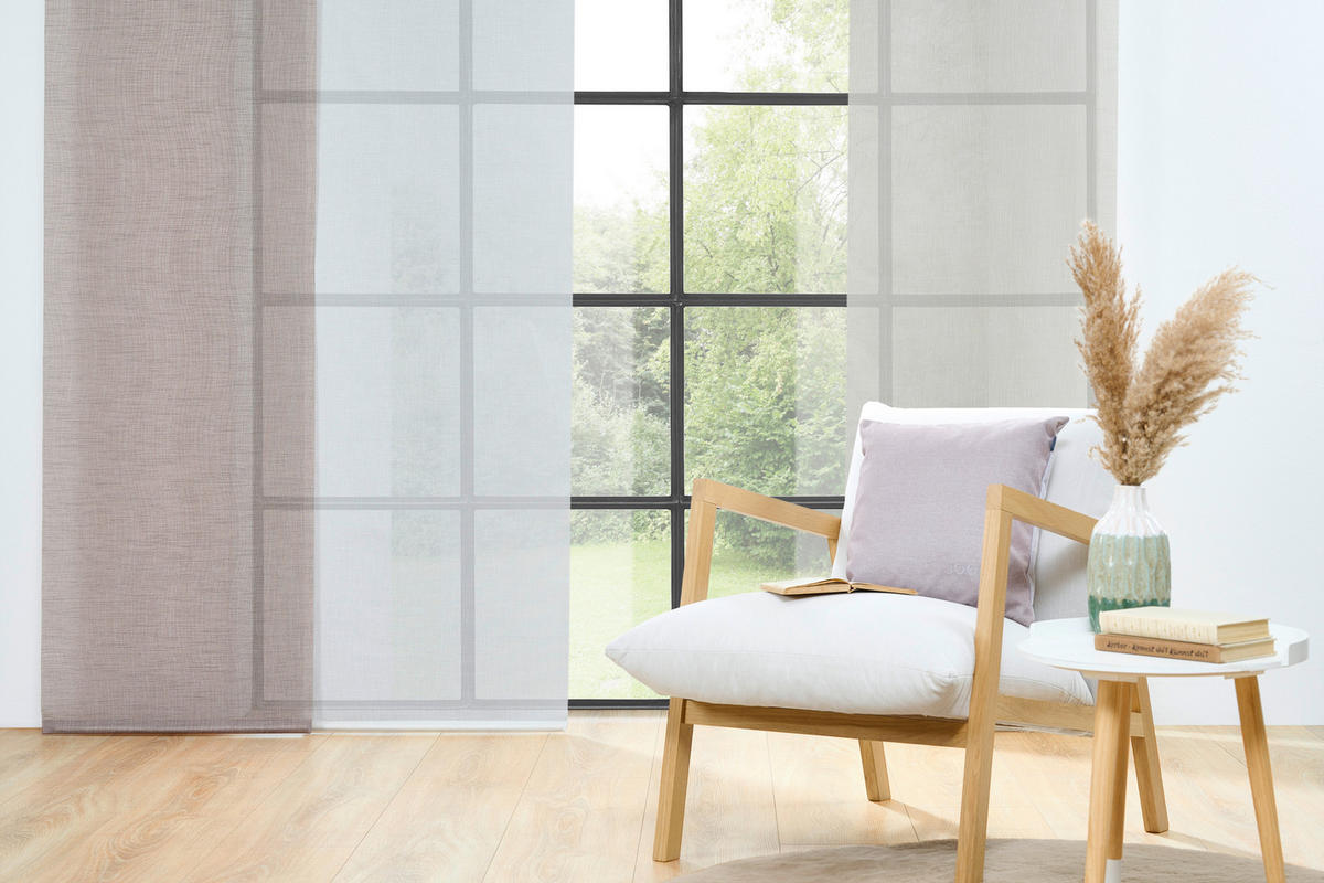 LAPFÜGGÖNY fehér  - fehér, Design, textil (60/255cm) - Novel
