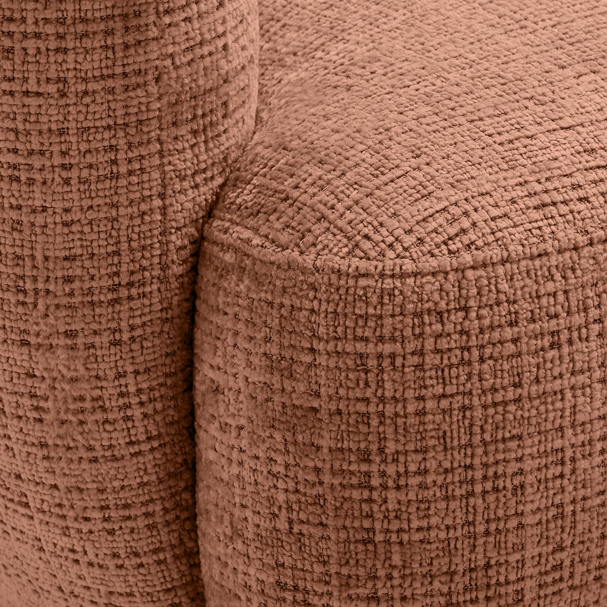 SCHLAFSOFA in Chenille Rostfarben  - Rostfarben/Schwarz, Konventionell, Textil/Metall (228/75/98cm) - Carryhome