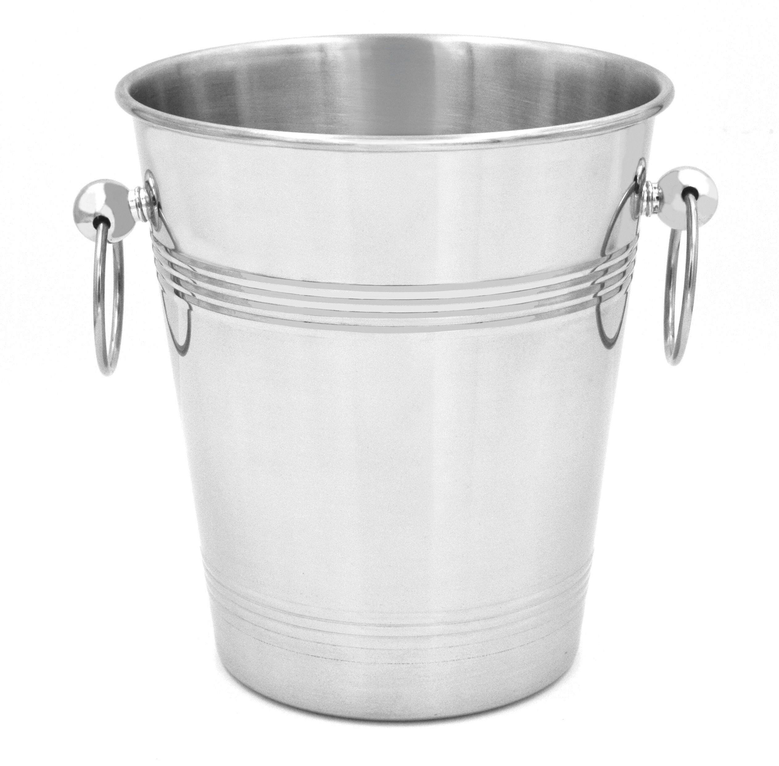 CHAMPAGNERKÜHLER - Chromfarben, Basics, Metall (20/20/22.5cm) - VINART