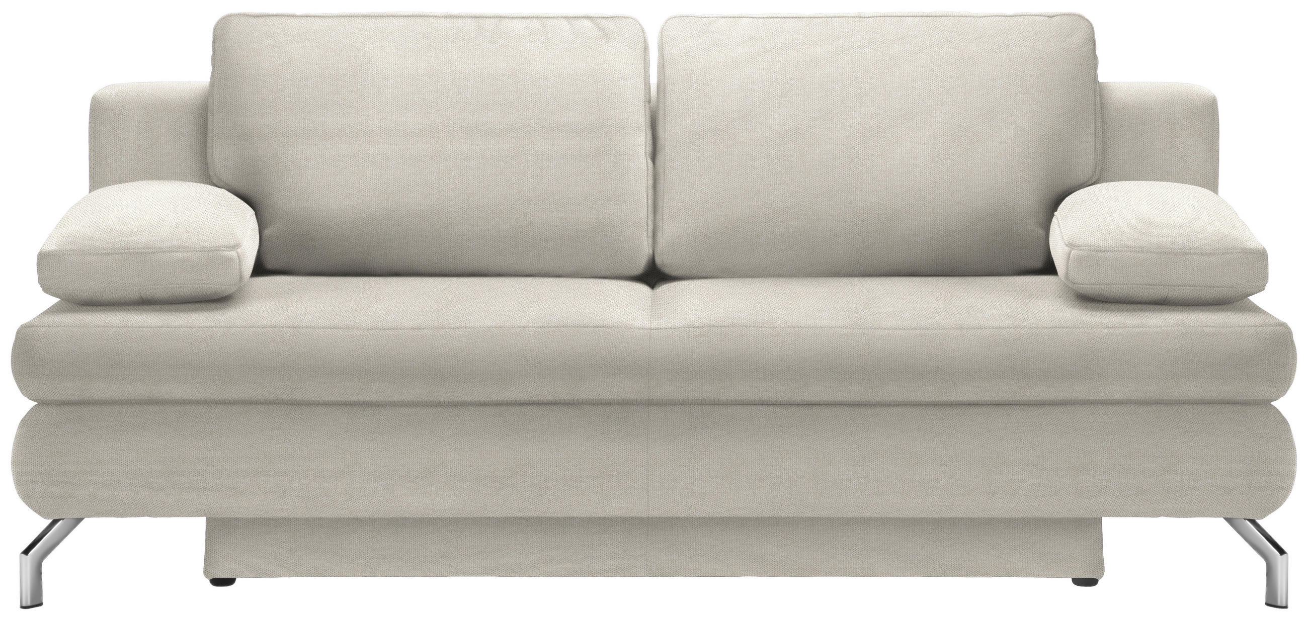 KANAPÉÁGY natúr  - króm/natúr, Design, fém (200/91/92cm) - Novel