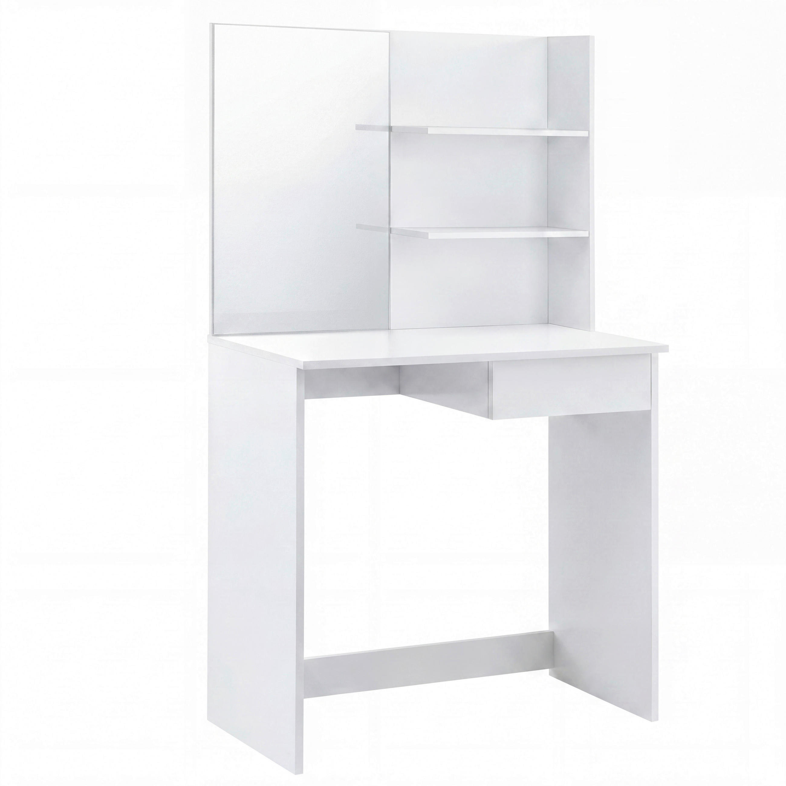 TOALETNÍ STOLEK, bílá, 75/134/40 cm - bílá, Design, kompozitní dřevo (75/134/40cm) - Livetastic