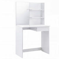 TOALETNÍ STOLEK, bílá, 75/134/40 cm - bílá, Design, kompozitní dřevo (75/134/40cm) - Livetastic
