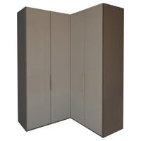 KOTNA OMARA,  - Design, steklo/leseni material (157/236/157cm) - Dieter Knoll