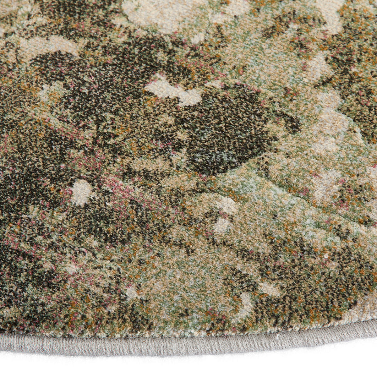 WEBTEPPICH 200 cm Argentum Hellgrau, Dunkelgrau, Olivgrün  - Dunkelgrau/Hellgrau, Design, Textil (200cm) - Novel