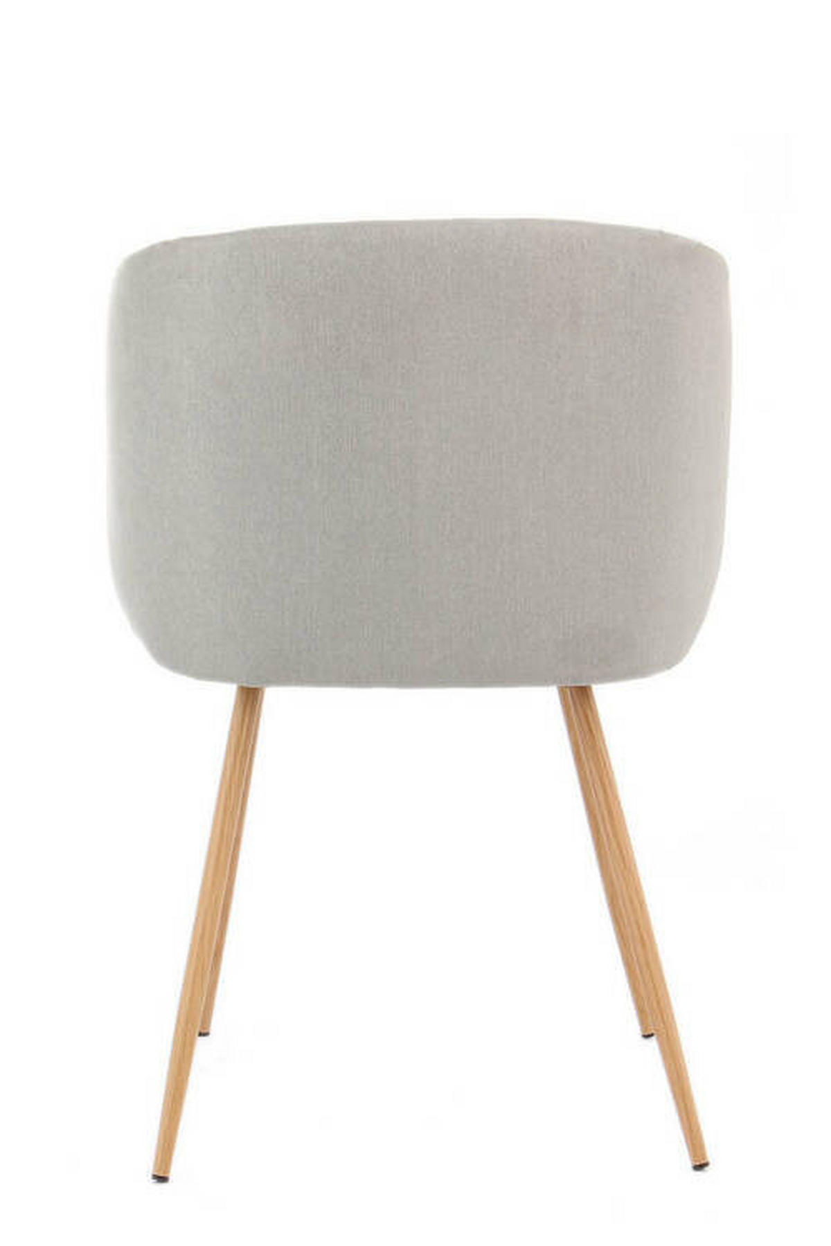 STOLSET 2 styck stål struktur  - grå, Design, metall/textil (54/84/56cm) - Kayoom