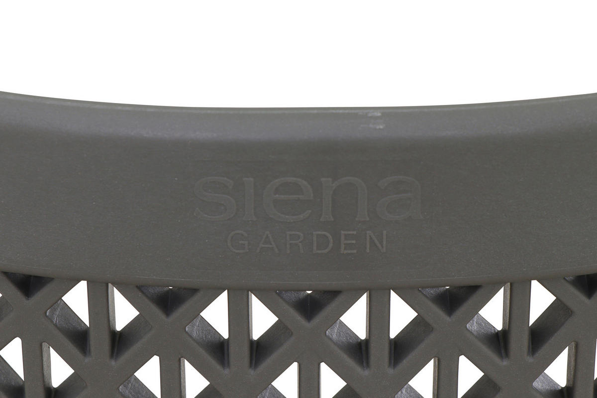 GARTENGARNITUR 5-teilig  - Anthrazit/Grau, Basics, Holzwerkstoff/Kunststoff (70/81/110cm) - Siena Garden