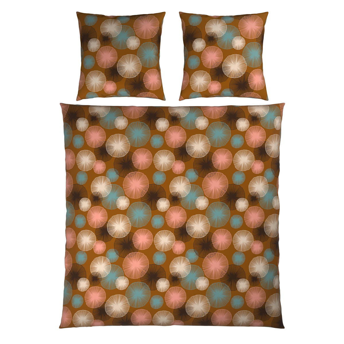 BETTWÄSCHE Satin 200/200 cm  - Orange, Textil (200/200cm) - Esposa