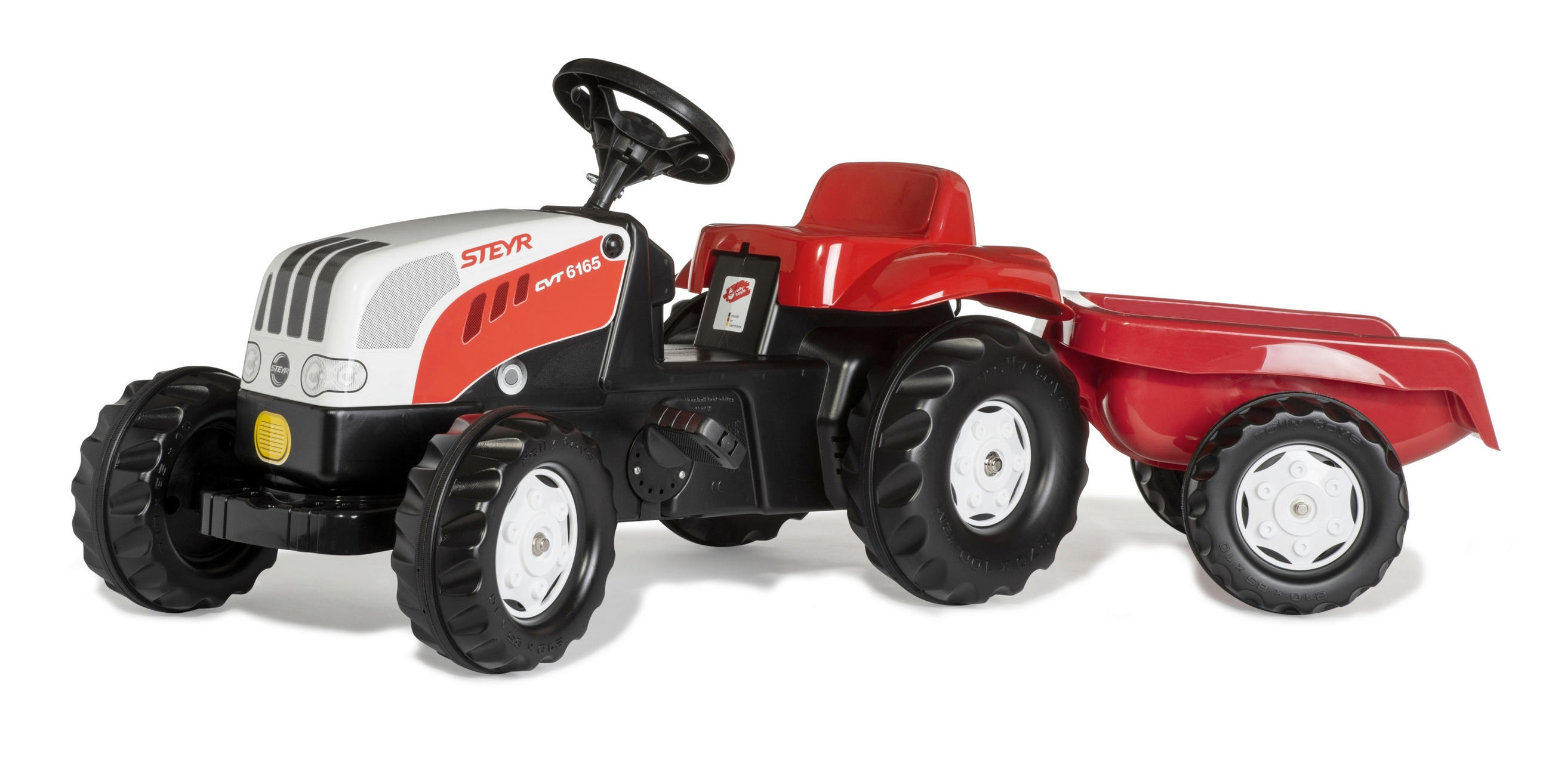 KINDERTRAKTOR - Rot, KONVENTIONELL, Kunststoff