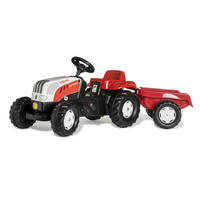 KINDERTRAKTOR - Rot, KONVENTIONELL, Kunststoff