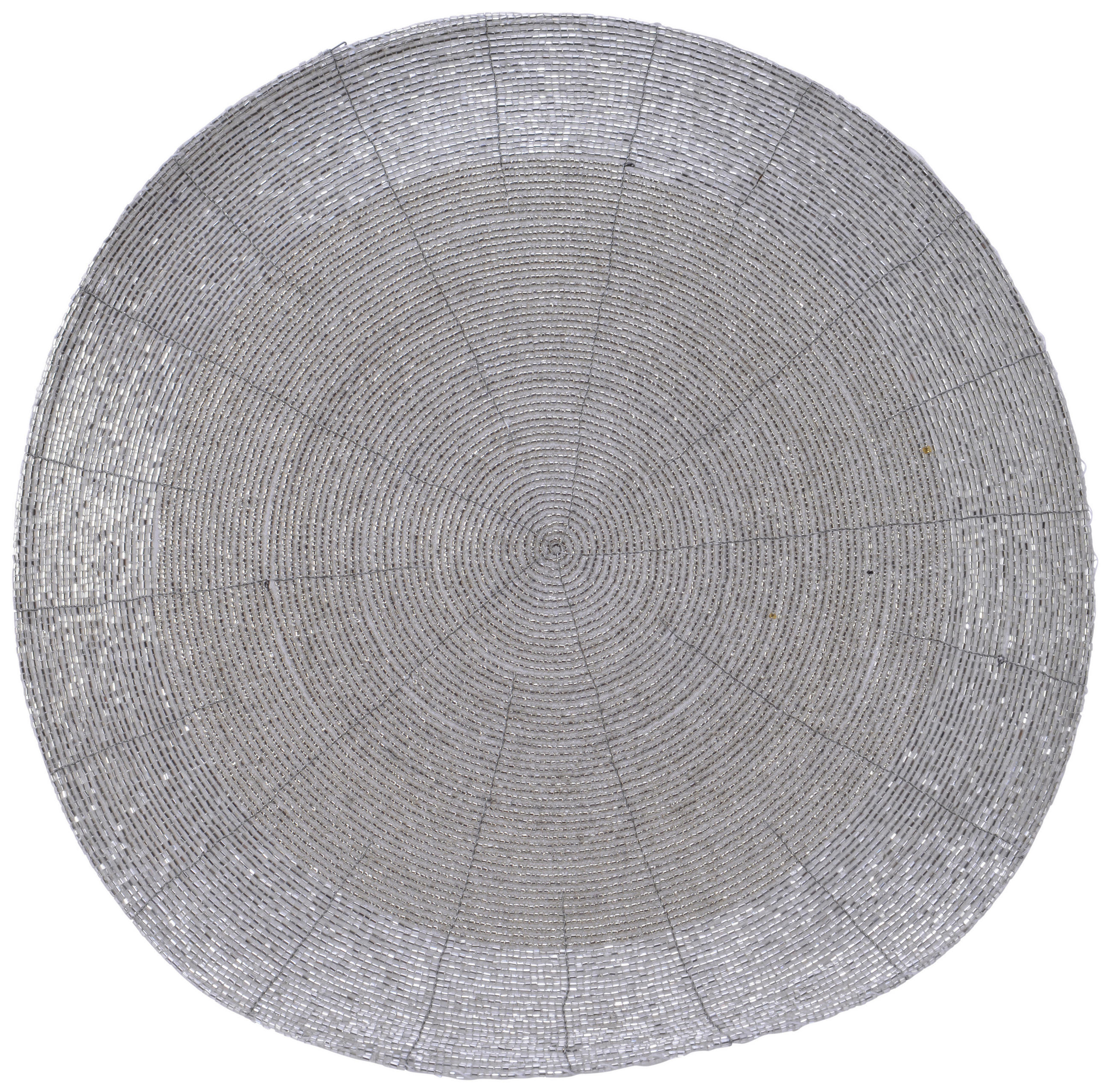 BORDSTABLETT glas silver 35 cm  - silver, Lifestyle, glas (35cm)