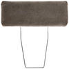KOPFSTÜTZE in Velours  - Dunkelbraun, Konventionell, Textil (55/21/10cm) - Hom`in