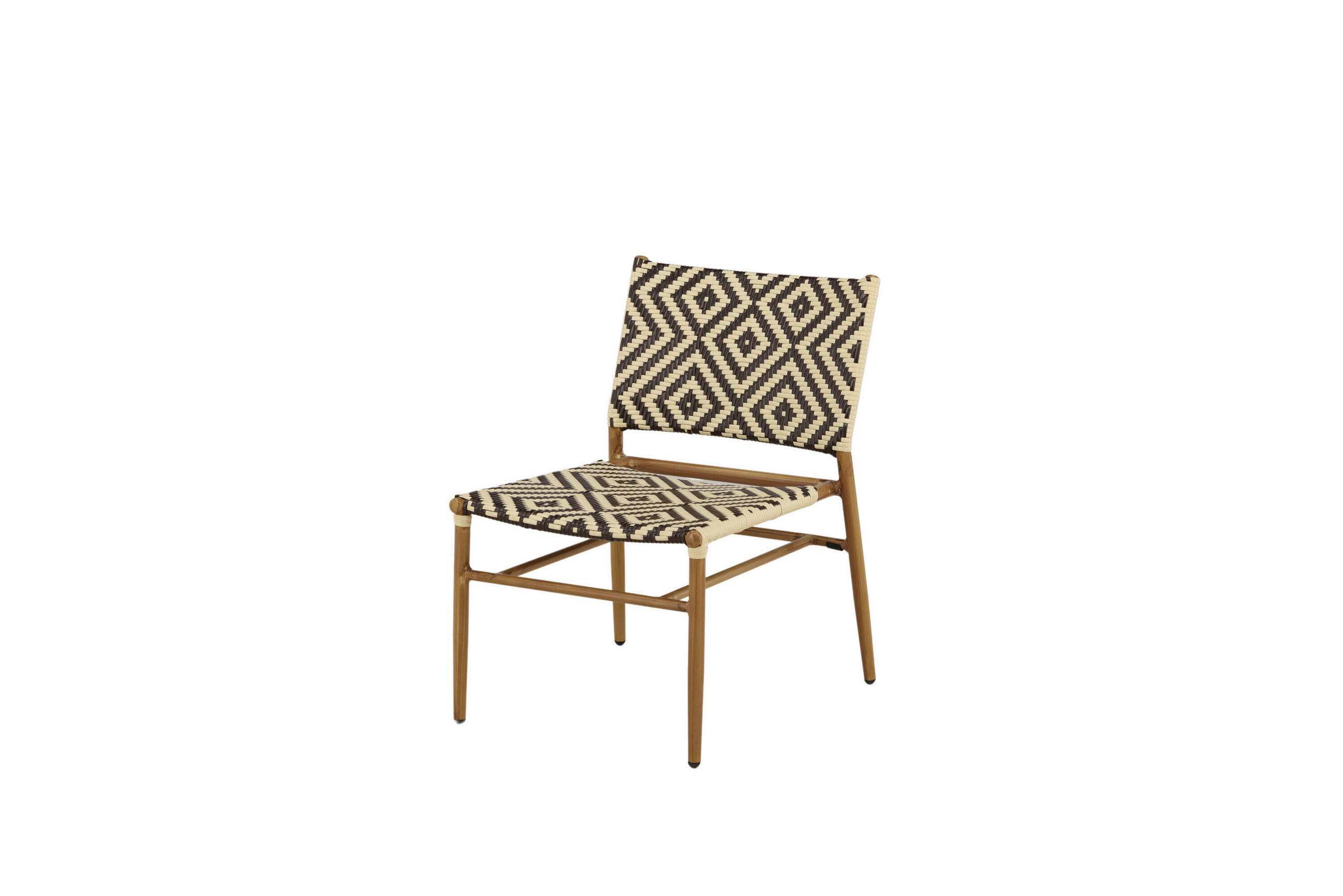 Gardenson Loungesessel Braun, Beige 56x77x69 cm