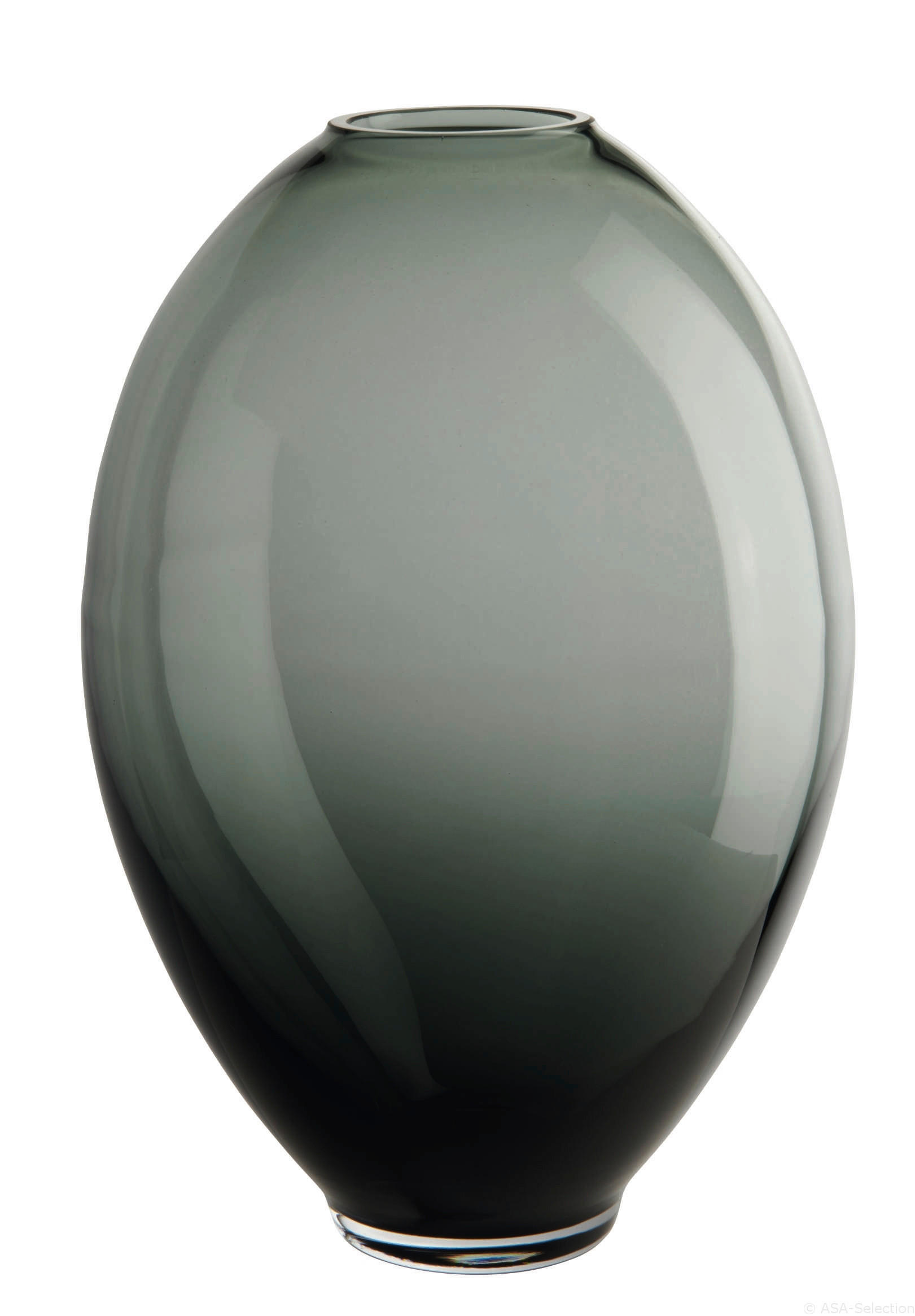 VASE  - Grau, Basics, Glas (17/25cm) - ASA