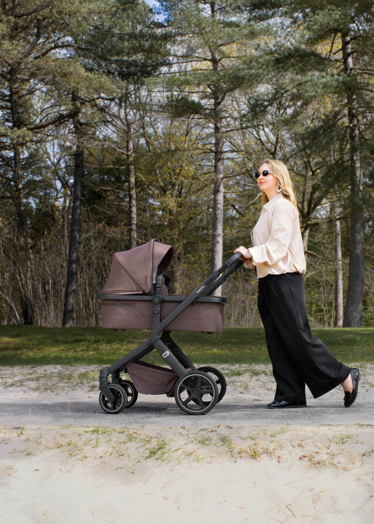 KOMBIKINDERWAGEN  NEXT GEN  Walnut  - Braun, Basics, Metall (103.5/60.5/116cm) - Koelstra