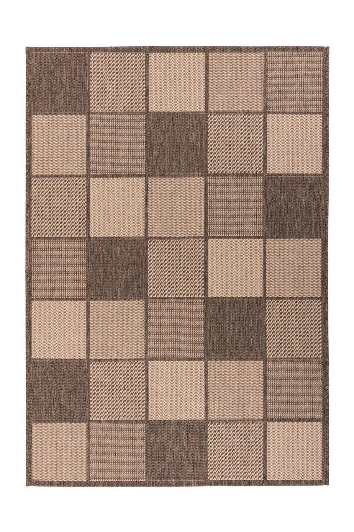 FLACHWEBETEPPICH 120/170 cm Splash 400 Braun / Creme Braun, Creme  - Creme/Braun, KONVENTIONELL, Textil (120/170cm)
