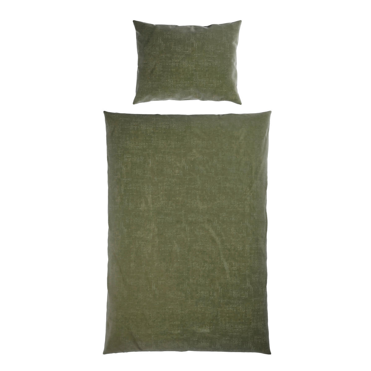 BETTWÄSCHE Damast 140/200 cm  - Dunkelgrün, Basics, Textil (140/200cm) - Curt Bauer